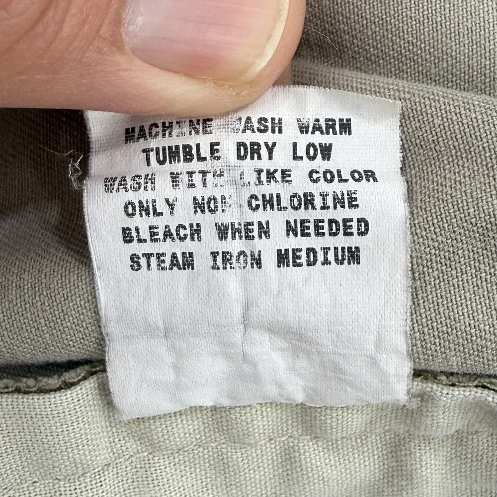 Vintage Polo Ralph Lauren Tyler Shorts Men's 48 Beige Pleated Preppy Chino